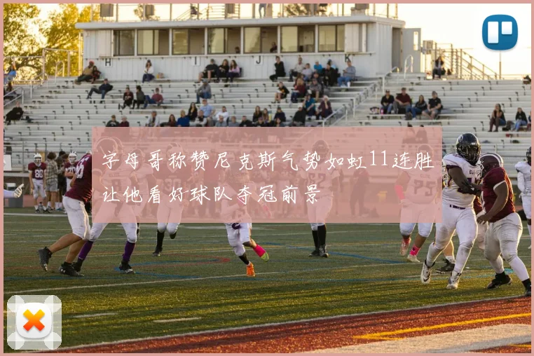 字母哥称赞尼克斯气势如虹11连胜让他看好球队夺冠前景